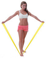 Image of Fit-band Gumiszalag Gyenge Sárga 150cm