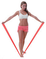 Image of Fit-band Gumiszalag Közepes Piros 150cm