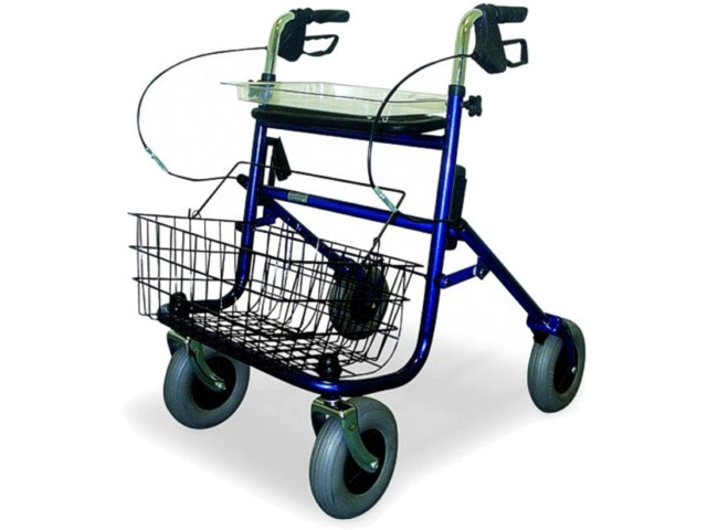 Image of B-4258 négykerekű, fékes járókeret, rollátor