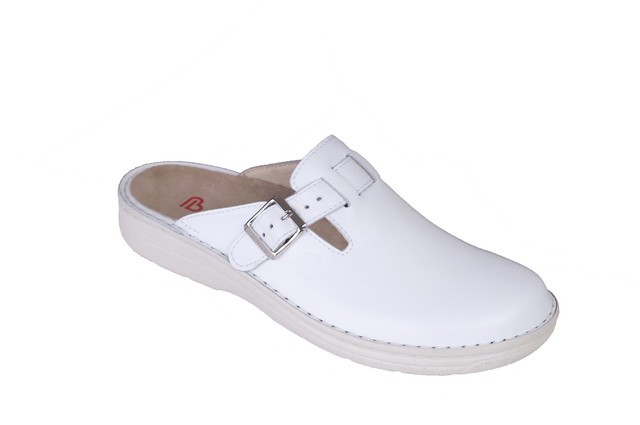 Image of Berkemann Max papucs, klumpa - fehér