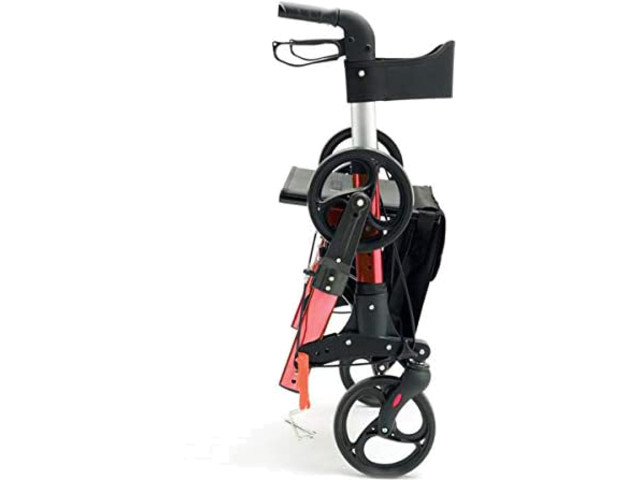 Image of Compact négykerekű rollátor - vörös